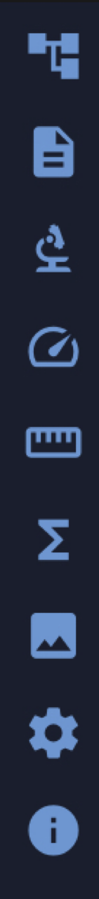 CloudScope left toolbar