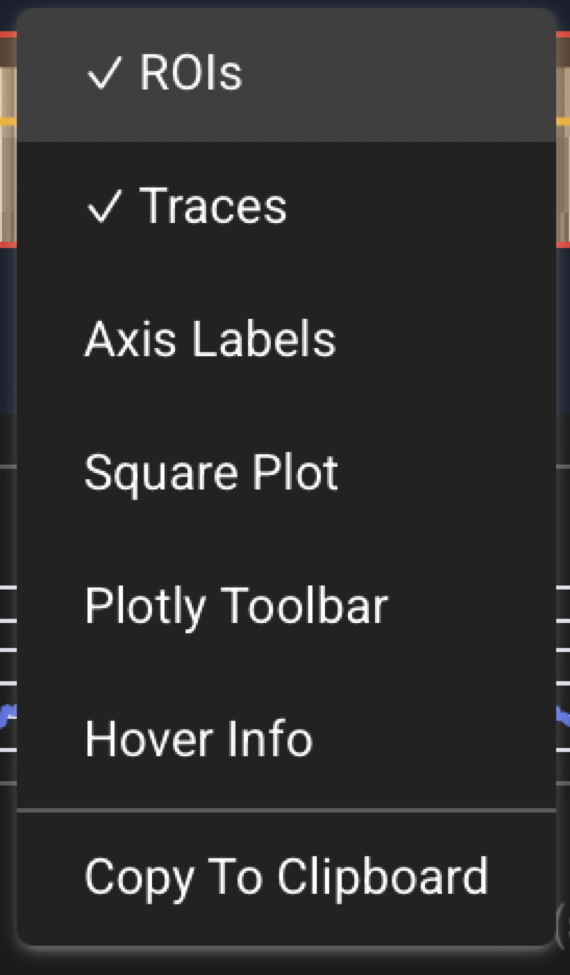 CloudScope image viewer context menu