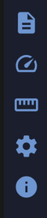 CloudScope left navigation toolbar